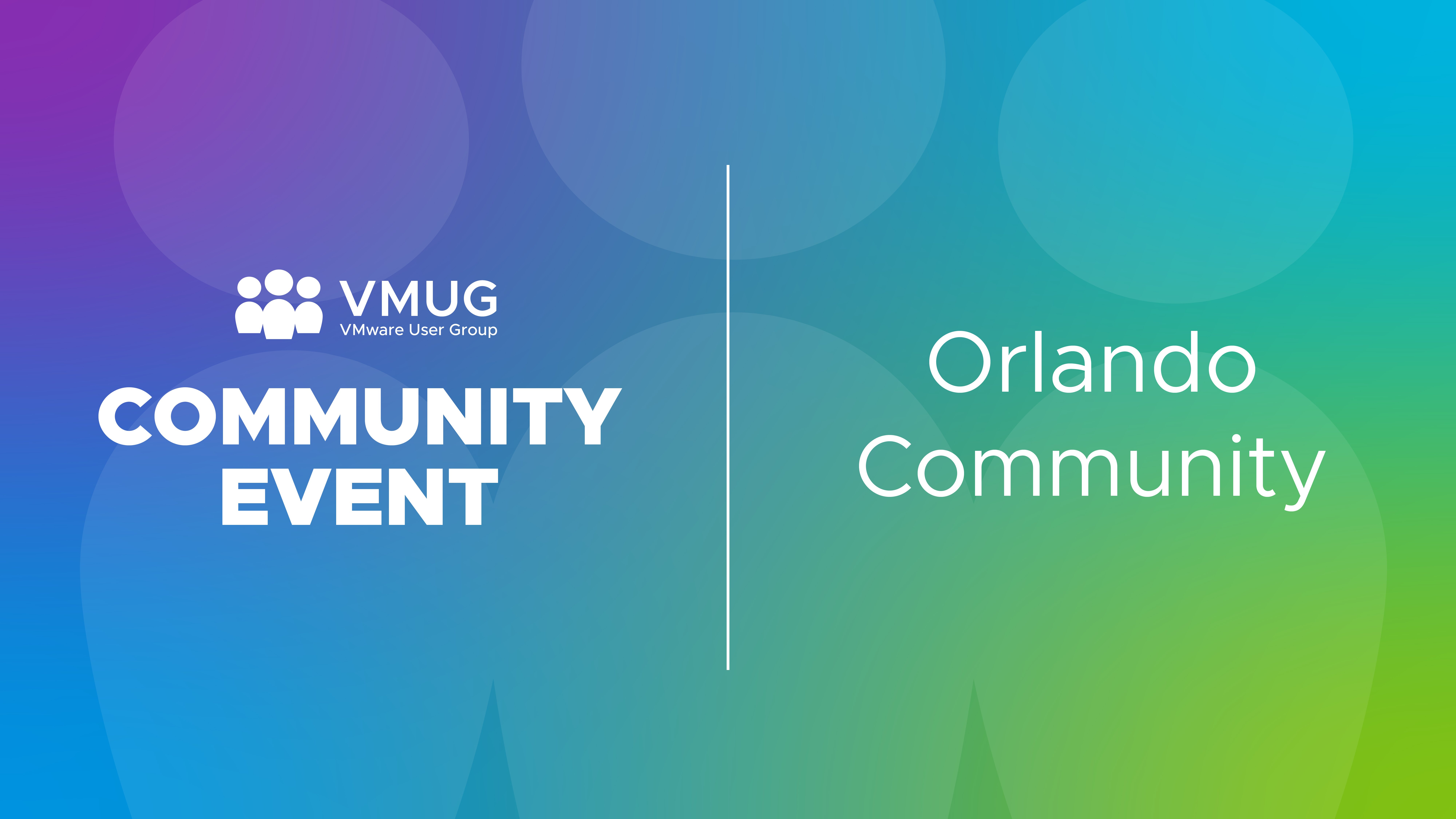 Orlando VMUG Back to School Happy Hour