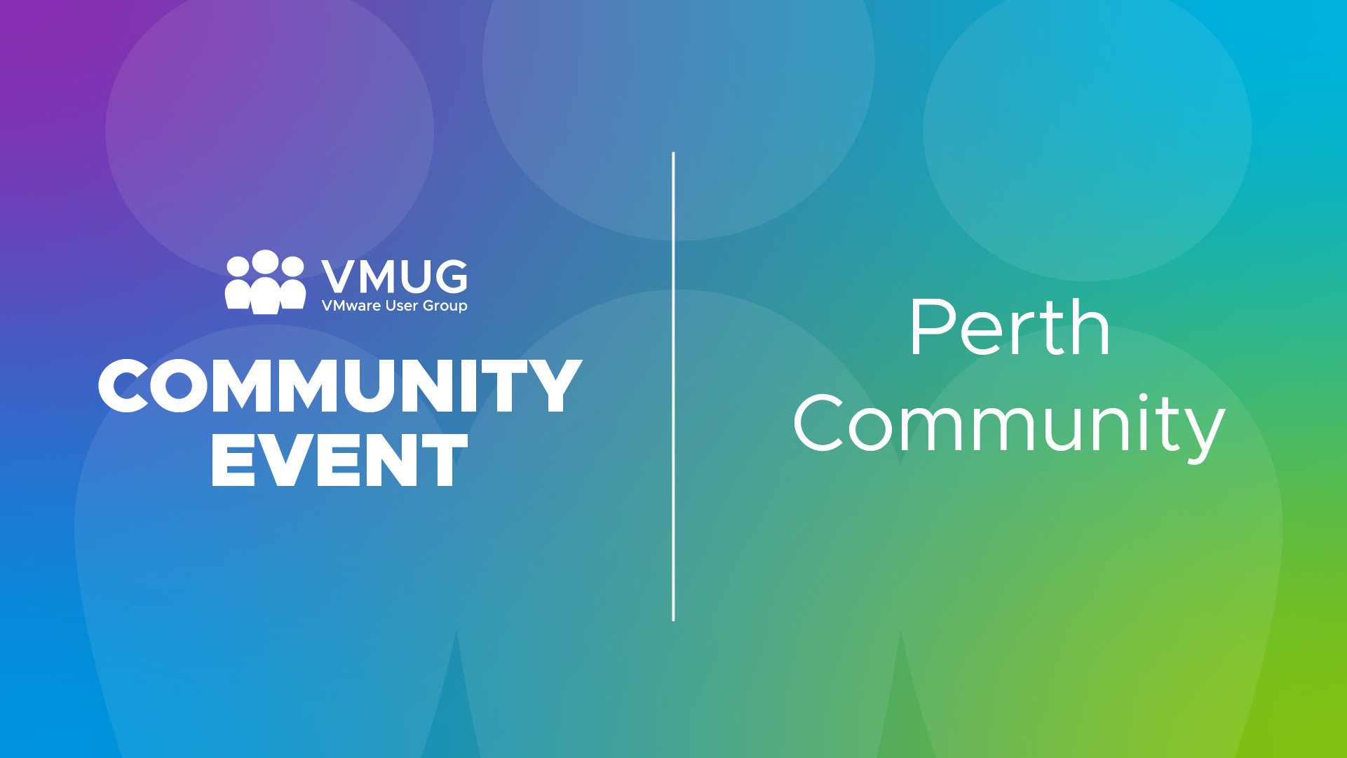 Perth VMUG - August VMUG event sponsored by Rubrik