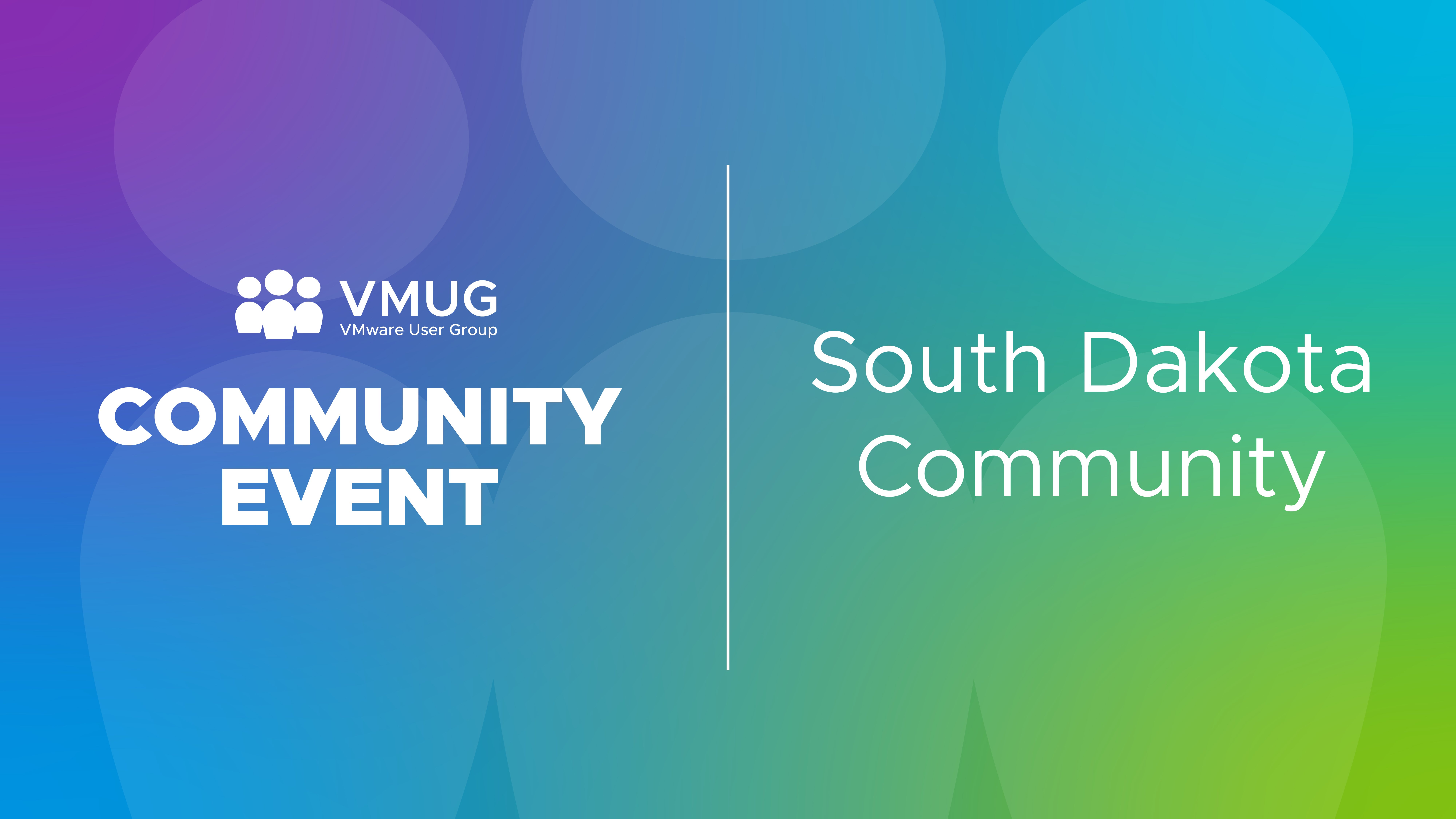 South Dakota October VMUG