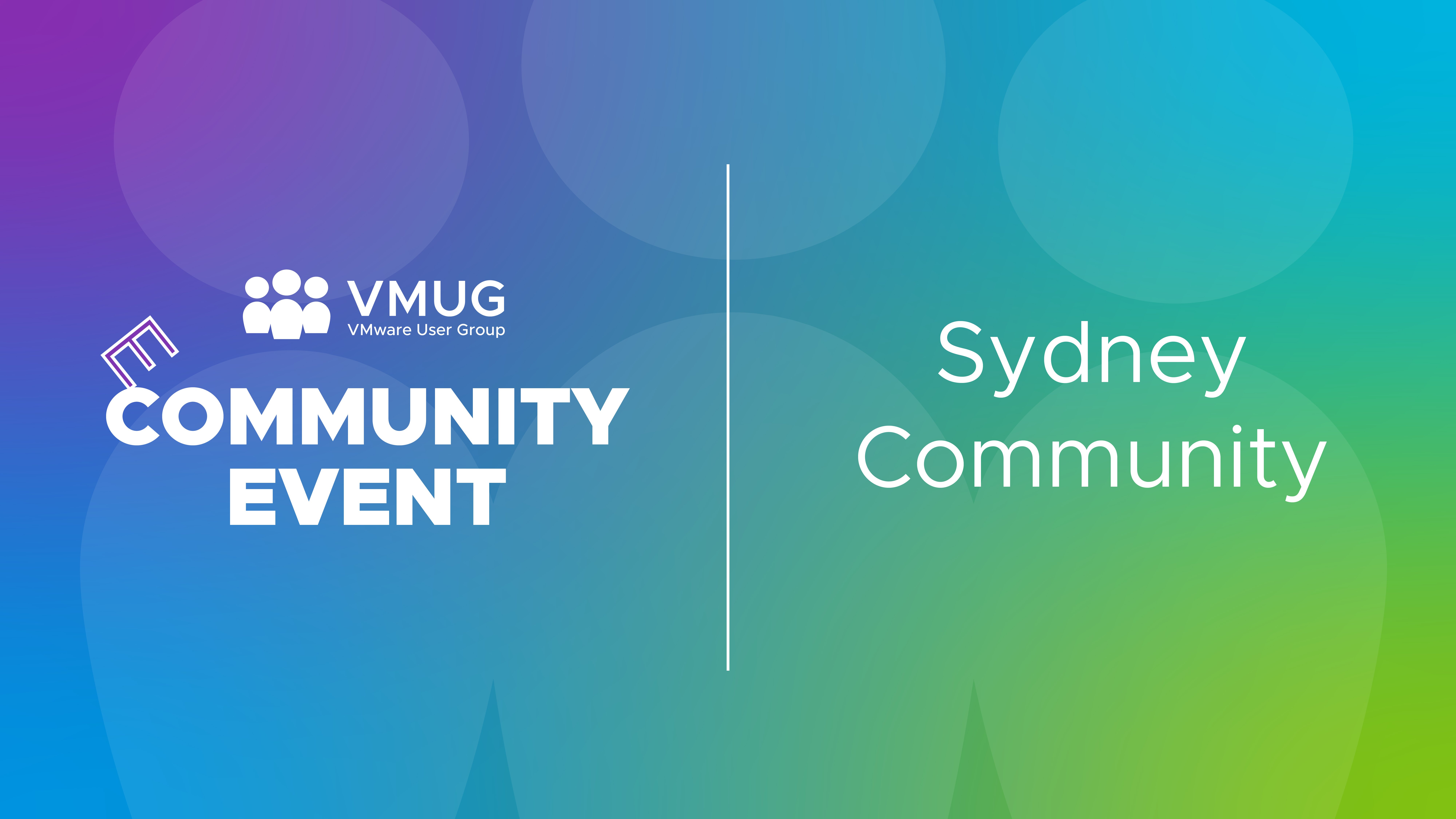 Sydney VMUG · VCF & Tanzu AI + Storage Migration